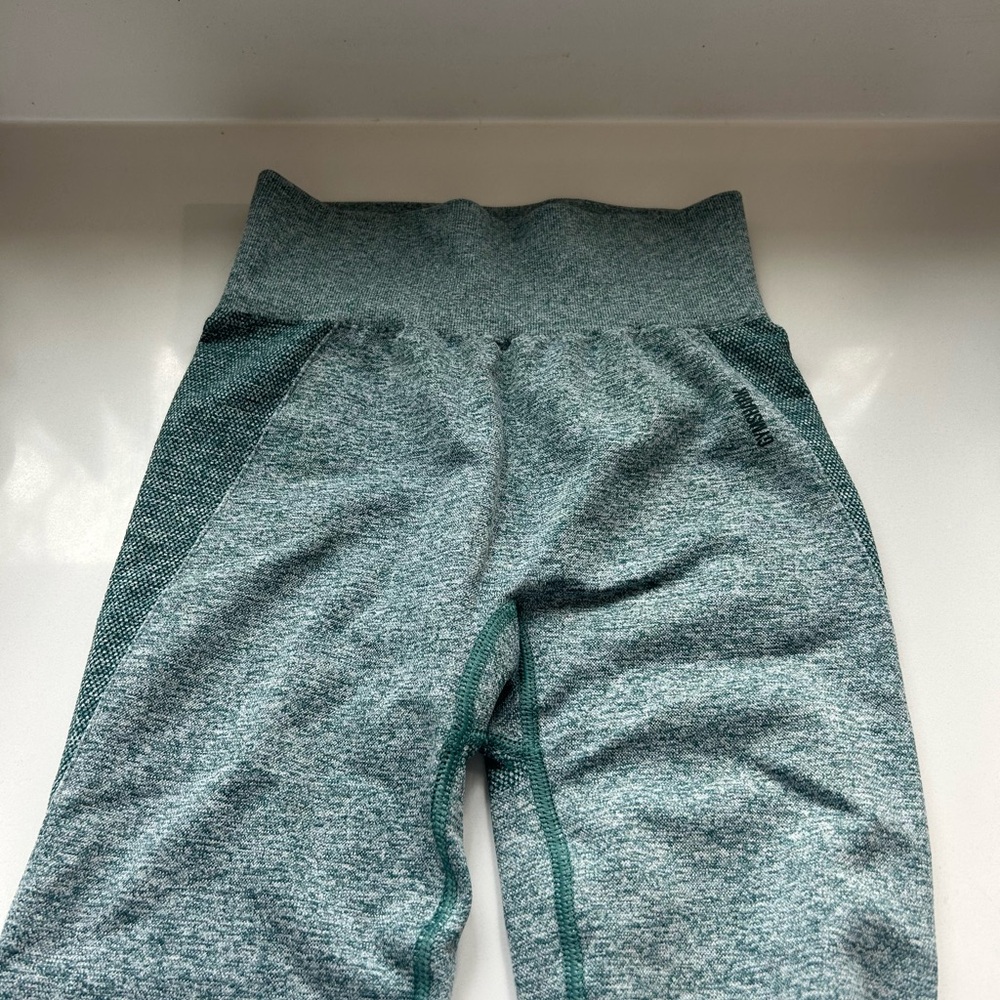 Womens gym shark Green-blue Leggings